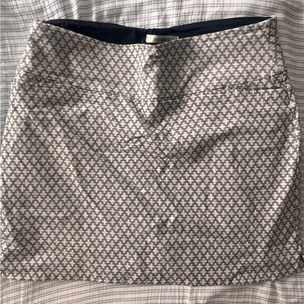 Patterned Gray Skort - image 1